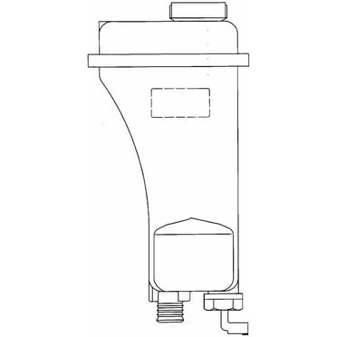 BEHR 376888411 New Perfect Fit Engine Coolant Reservoir