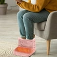 thumbnail image 5 of Cozzii Heating Foot Warmer - Flannel Heated Slippers for Comfortable Feet - Ideal for Home Use by Men and Women, 5 of 5