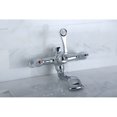 thumbnail image 4 of Kingston Brass Abt100-8 Vintage Faucet Body Only, Satin Nickel - Satin Nickel, 4 of 7