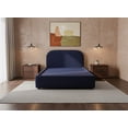 thumbnail image 1 of LASE Muebles Cama Queen Size Marsella Base+Cabecera Velvet Canalé Rosa, 1 of 4