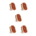thumbnail image 1 of Kearding Masajeador de cuero cabelludo Accesorios de baño para el hogar Masajeadores de cabello Depuradores de cabello Cepillos de limpieza corporal Rosado 5piezas Kearding CBP209532, 1 of 6
