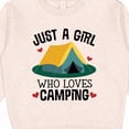 thumbnail image 3 of Inktastic Just a Girl Who Loves Camping Toddler Sweatshirt, 3 of 4