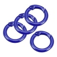 thumbnail image 1 of Unique Bargains Round Spring O Rings, 25mm/ 0.98' Trigger Buckle Snap Sapphire, 4Pack, 1 of 5