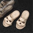 thumbnail image 4 of Men's EVA Open Toe Skull Design Slippers – Lightweight & Comfortable Summer Slippers for Casual Wear, 4 of 6