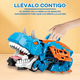 thumbnail image 3 of Juguetes De Pista De Carreras De Dinosaurios Para Niños Malubero Azul, 3 of 5