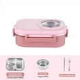 thumbnail image 1 of Bento en Acier Inoxydable avec Compartiments pour Préparation de Repas, Organisation de Cuisine et Utilisation Portable en Extérieur, 1 of 3
