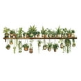 thumbnail image 2 of Wall Sticker Set for Living Room - Removable Green Potted Wall Decals with Pot Design for Home Interiors, 2 of 6