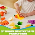 thumbnail image 4 of Joyfy 60 pcs Play Food Set for Kids Kitchen, Colour Sorting Toy Food for Boys & Girls, Pretend Play Fake Food Toy for Toddlers, 4 of 8
