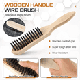 thumbnail image 2 of Welding Chipping Hammer and Wire Brush, Heavy Duty Steel Slag Hammer with Wire Brush Slag Removal Tool for Welders,1 x Welding chipping hammer 1 x Wire brush,As Shown, 2 of 4