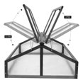 thumbnail image 4 of Wooden Greenhouse Plant House Portable Greenhouses Bed Foldable Cold Frame for Home Decor Indoor Outdoor Patio Balcony Garden Backyard Farmhouse Flower 45*31*15IN, 4 of 6