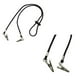 thumbnail image 3 of EeaseMX 5 servilletas de papel con clip para el cordón, baberos, toallitas, cadena flexible, servilletero ajustable para adultos (negro), 3 of 8