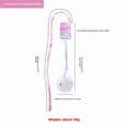 thumbnail image 1 of Interactive Cat Toy with Extendable 2M Design - Hanging Suction Cup Swing with Purple Gradient Rabbit Fur Ball, Durable Plush Material for Indoor Play, Self-Entertaining Kitten Teaser for Mental &, 1 of 6