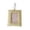 Yellow, variant on Orangide Embroidered Card Holder, Heart Hollow Out Fabric Mini Pillow Keychain Card Pouch for Students, Campus Metro ID Transit Card Sleeve