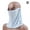 Blue, variant on SSKFHGI Men Women Neck Wrap Cover Sports Sunscreen Face Scarf Cover Silk Mask Face