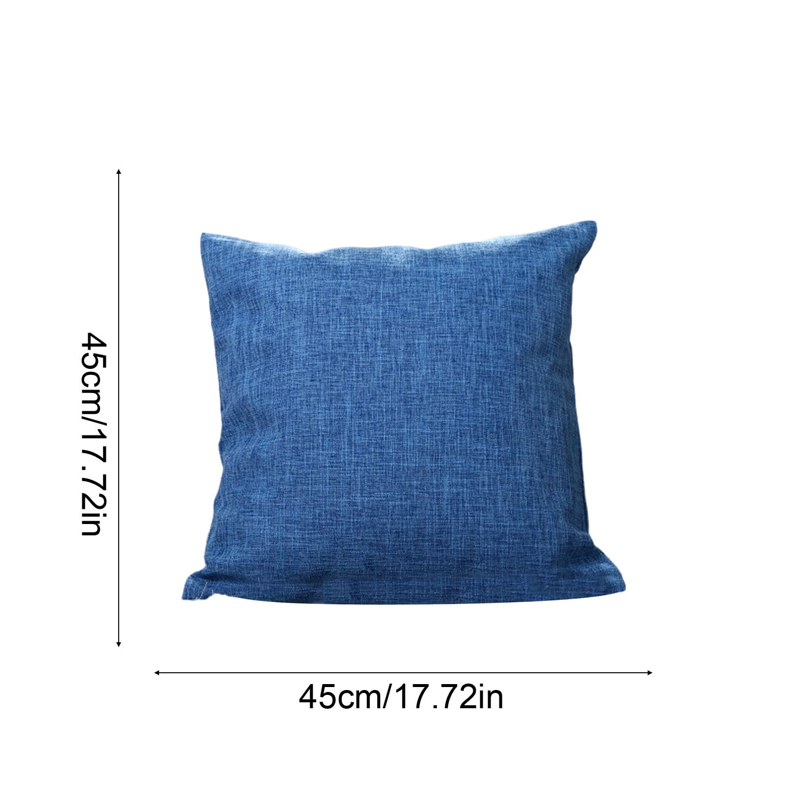 Linen Throw Pillow Cushion Cover with Insert Decorative Pillow for Sofa Couch Bed Living Room Bedroom Outdoor Patio Home Decor Accent Pillow 18x18 Inch Pillow with Zipper