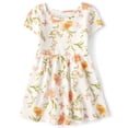 thumbnail image 2 of Vestido moderno The Children's Place para niña pequeña, blanco, 4T, 2 of 3