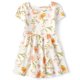 thumbnail image 2 of Vestido moderno The Children's Place para niña pequeña, blanco, 4T, 2 of 3