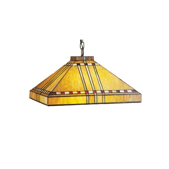 17"Sq Prairie Corn Pendant