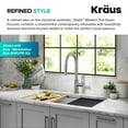 thumbnail image 5 of KRAUS Oletto Modern Industrial Pull-Down Single Handle Kitchen Faucet in Spot Free Stainless Steel, 5 of 16