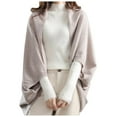 thumbnail image 2 of Women Soft Loose Shawl Lightweight Warm Knitted Shawl Wrap, 2 of 5
