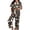 Black-12, variant on LIIPEE Womens Halloween Pajama Set 2 Piece Ladies Short Sleeve Flat Collar Button Up Shirts And Pants Pajamas Casual Breathable Cozy Sleepwear,L