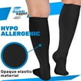 thumbnail image 4 of ABSOLUTE SUPPORT Wide Calf Compression Socks Unisex 15-20mmHg Open Toe Black 4X-Large, 4 of 9