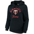 thumbnail image 2 of Women's '47 Navy Minnesota Twins Hollow Script Headline Pullover Hoodie, 2 of 3