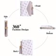 thumbnail image 2 of GAEKEAO Small Womens Wallet RFID Blocking Bifold Card Holder Tassel Vegan Leather Wallets Cute Pattern with Zipper Pocket, 2 of 6