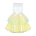 thumbnail image 2 of Girls Dress Yellow Unicorn Costume Cosplay Princess Pageant Party 8 Years, 2 of 6