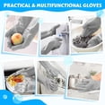 thumbnail image 2 of Pet Grooming Glove 2-in-1, Deshedding & Waterproof Silicone Brush for Dogs and Cats - Grey, 2 of 8