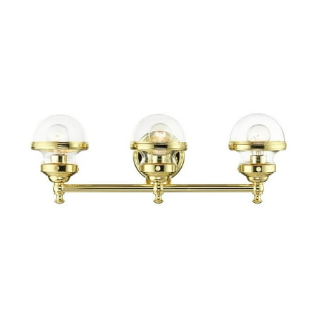 

Livex Lighting - Oldwick - 3 Light Bath Vanity in New Traditional Style - 24