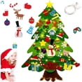 thumbnail image 1 of Árbol de Navidad Montessori con luces de fieltro para niños pequeños, 98 x 70 cm, 1 of 6