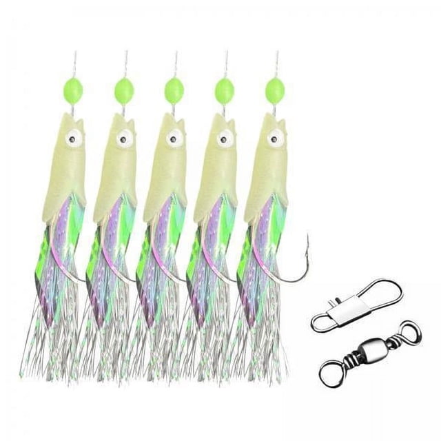 5x5 Uds, Aparejos De Pesca Luminosos, Señuelo Para Pesca En Mar, Caballa De Agua Salada, 20mm X 9mm