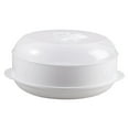 thumbnail image 1 of Vaporizador De Alimentos Redondo Para Microondas Vaporizador Sin BPA Blanco S 1 Nivel Sunnimix Vaporizador de microondas, 1 of 7