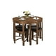 thumbnail image 1 of Comedor redondo madera Rematesmxmuebles Harrisburgh 4 sillas color nogal CONTEMPORANEO, 1 of 3