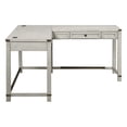 thumbnail image 5 of Baton Rouge L-Shape Desk in Champagne Oak Finish Engineered Wood, 5 of 15
