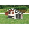 thumbnail image 2 of TRIXIE Weatherproof Wooded Backyard Chicken Coop, 2 Nesting Box Auburn Fits 2 Std Chicken, 2 of 7