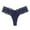 Blue, variant on Women's Lace Underwear Bikini Panties Soft Hipster Stretch Sexy Briefs