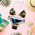 thumbnail image 6 of Crocodile Starry Sky Sunflower Swim Suit Bikini Sets with Detachable Sponge & Adjustable Strap, Two-Pack - Versatile Swimwear for Any Occasion, 6 of 6
