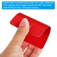 thumbnail image 4 of Unique Bargains 2.76 x 4.33' NFC Blank PVC Color Cards, 50 Pcs, Red, 4 of 7