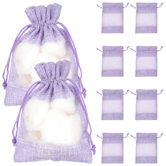 Bolsas vacías de 10 piezas bolsas de lavanda bolsas de lavanda para capas de lavanda para especias de lavanda