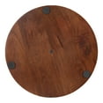 thumbnail image 5 of Kate and Laurel Lipton Modern Two Tier Tray, 13 x 13 x 20, Walnut Brown and Gold, Glam Decorative Tray, 5 of 9