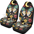 thumbnail image 5 of Uorisanigo Colorful Butterfly Car Front Seat Cover, Women's Auto Car Seat Covers Protector Universal Car Interior Accessories Automobile Seat Cover for Most Cars Truck Van SUV, 2 Pack, 5 of 7