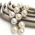 thumbnail image 4 of 16.5cm Classic Grain Curved Handbag Iron Purse Frame Coin Bag Pearl Kiss Clasp Lock for Bag Making DIY Craft Handmade, 4 of 9