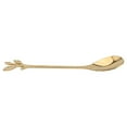 thumbnail image 4 of Juego de 12 cucharas de hoja de árbol de acero inoxidable cuchara de café cuchara de fruta cuchara de té, 4 of 11
