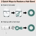 thumbnail image 4 of JessLab 20-Pack Spiral Hair Ties, Traceless Coil Ponytail Holders for All Hair Types, No Crease or Damage, Matte Colors, 4 of 6