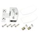 thumbnail image 4 of Bisagras de montaje en pared para puerta de vidrio Uxcell, aleación de zinc, paquete de 2, 4 of 5