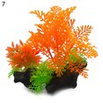 thumbnail image 2 of Yirtree Aquarium Plastic Leaf Plant, Fish Tank Decor Accessories & Supplies, Hiding Spot for Fish, Reptiles, Amphibians, 2 of 8