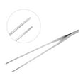 thumbnail image 4 of Uxcell 10.6'' Aquarium Straight Tweezers Fish Tank Aquatic Plants Clip  Stainless Steel Silver Tone 2Pcs, 4 of 5