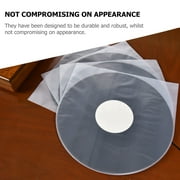 50 cs Anti-static Pouches Vinyl Record Album LP Inner Sleeve LP Vinyl Inner Sleeves, 12 Semi-Transparent Plastic CoverCovers,Fame Vinyl Album Inner/Outer Sleeves